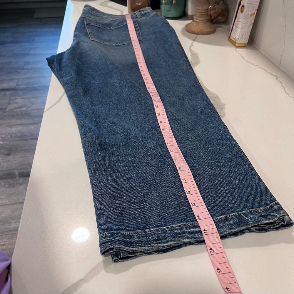 Lane Bryant Women's NWOT Mid-Rise Straight Ankle Jeans Size 24-FLAW NOTED - Picture 13 of 16